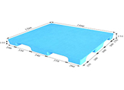 平板九脚塑料托盘-WH-1412 PJ