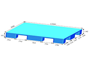 平板九脚塑料托盘-WH-1208 PJ