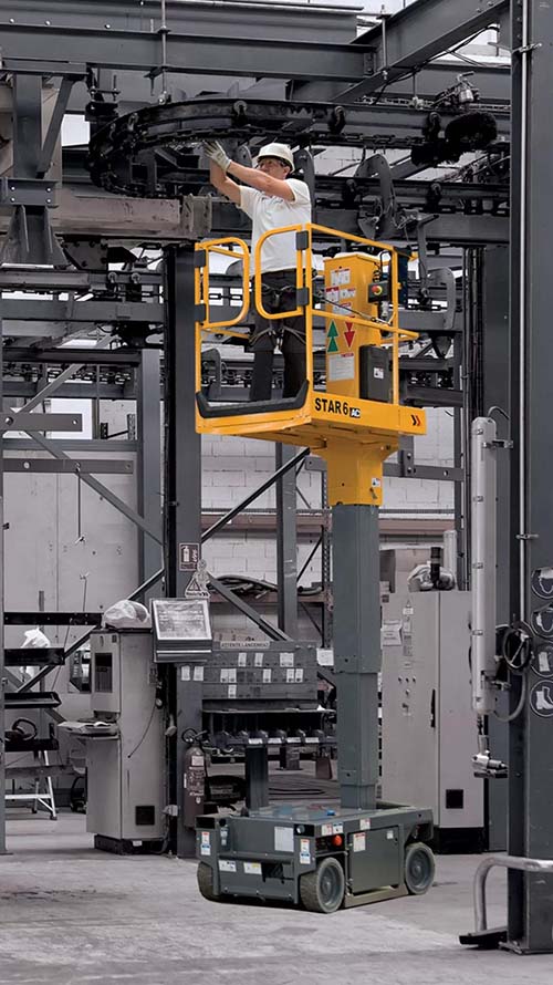 6米电动垂直桅杆升降机 STAR6